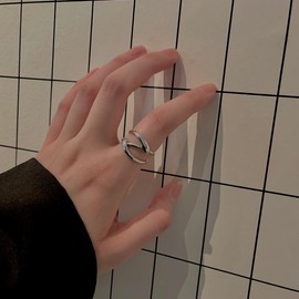 For Women 1pc Fashion Kpop  band ring Suitable for women Match Daily outfits Nice gift