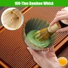 hzuisst Matcha Whisk Set, 6Pcs Matcha Set with 100-Tine Bamboo