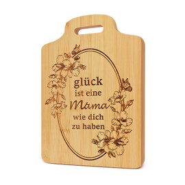 Geschenke für Mama Mutter Mama Geschenk Muttertagsgeschenke Geburtstagsgeschenk Weihnachtsgeschenke für Mama Bambus Schneidebrett zum Geburtstag Muttertag Weihnachten