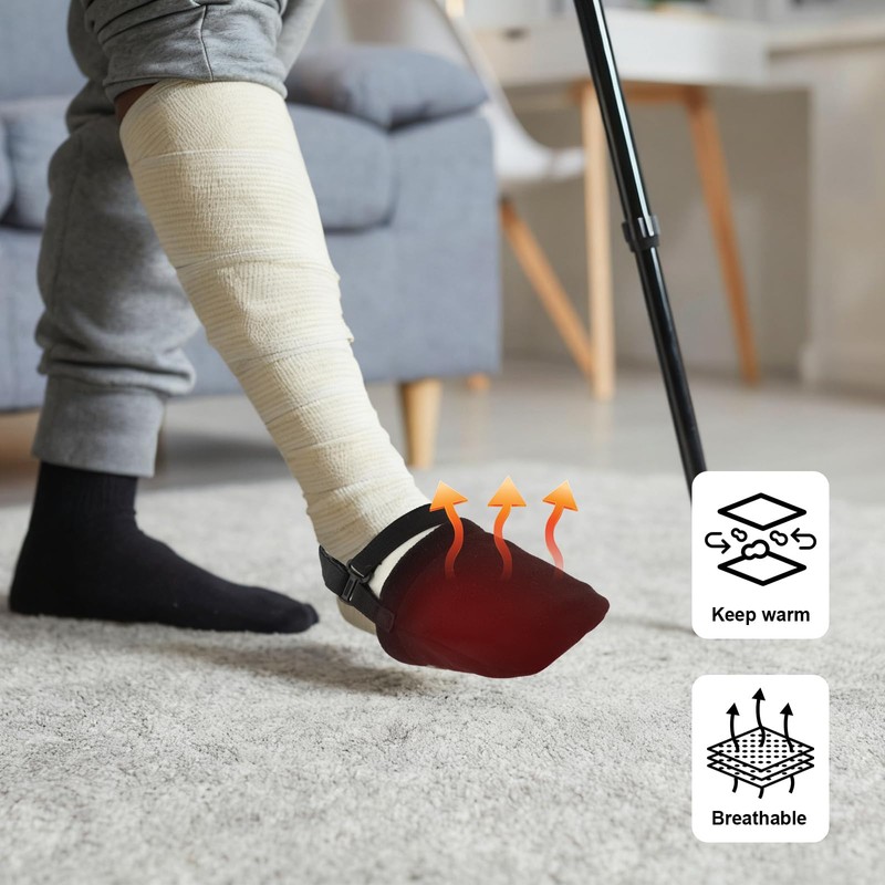 ClaspVital 2 Pack Cast Sock Cover for Foot, Toe Warmers