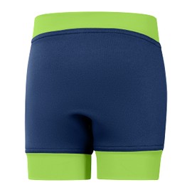Speedo Infant Boy's Learn to Swim Baby & Toddler Essential Nappy Cover | Soft Touch | Neoprene, Harmony Blue/Green Lizard, 6-9 Months