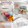 ClearSpace Pantry Organization and Storage Bins with Removable Dividers &