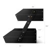 G.a HOMEFAVOR Fruit Basket for Kitchen, 2-Tier Fruit Bowl for
