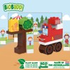 BiOBUDDi BB-0127 Fire Engine Building Kit, Biological Building Blocks for