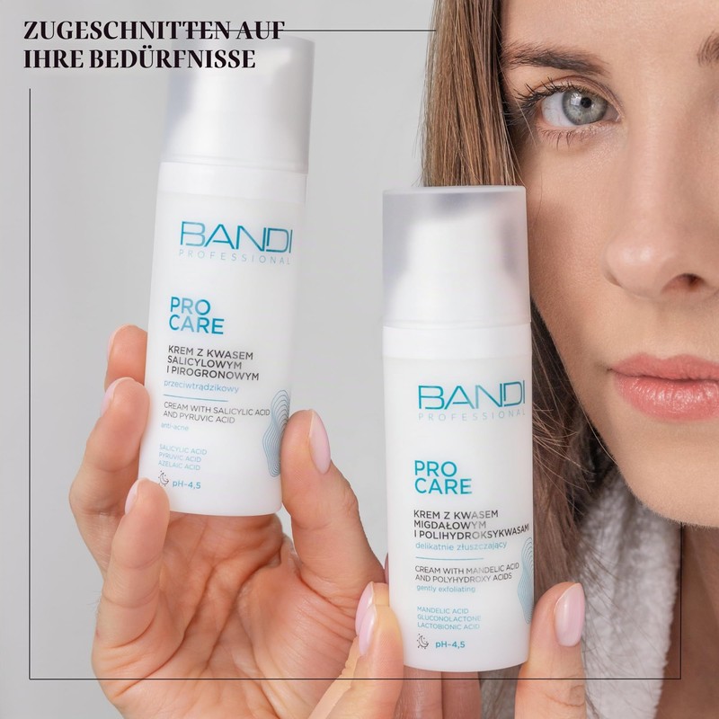 Bandi - Gentle Exfoliating Cream with Mandelic Acid Polyhydroxy Acids