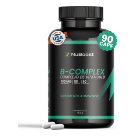 Complejo B 510 Mg 90 Cápsulas B- Complex Nuboost
