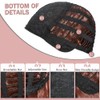 Ucubb Pelucas cortas y rizadas con flequillo para mujer, pelucas
