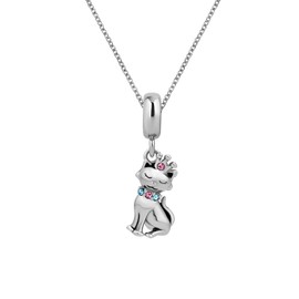 KunBead Jewelry Kawaii Cat 18 inch Cute Birthday Charm Pendant Necklace for Women