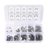DIANN 120pcs E-Clip Assortment Kit Stainless Steel E-Clip External Retaining