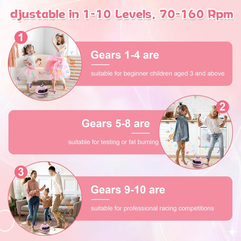 Music Jump Rope Machine, Wireless Skipping Rope with Counter for