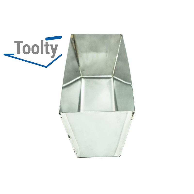 Toolty Stainless Steel Plasterers Mud Pan - 14" - 360mm