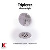 Keeney 606RB Trip Lever with Brass Pipe Bath Drain Assembly,