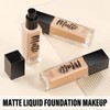 Boobeen Boobeen Matte Liquid Foundation, Cream Full Coverage Foundation Waterproof,