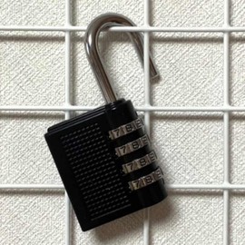 Large Black 4-Digit Combination Door Lock Locking Device 2ea