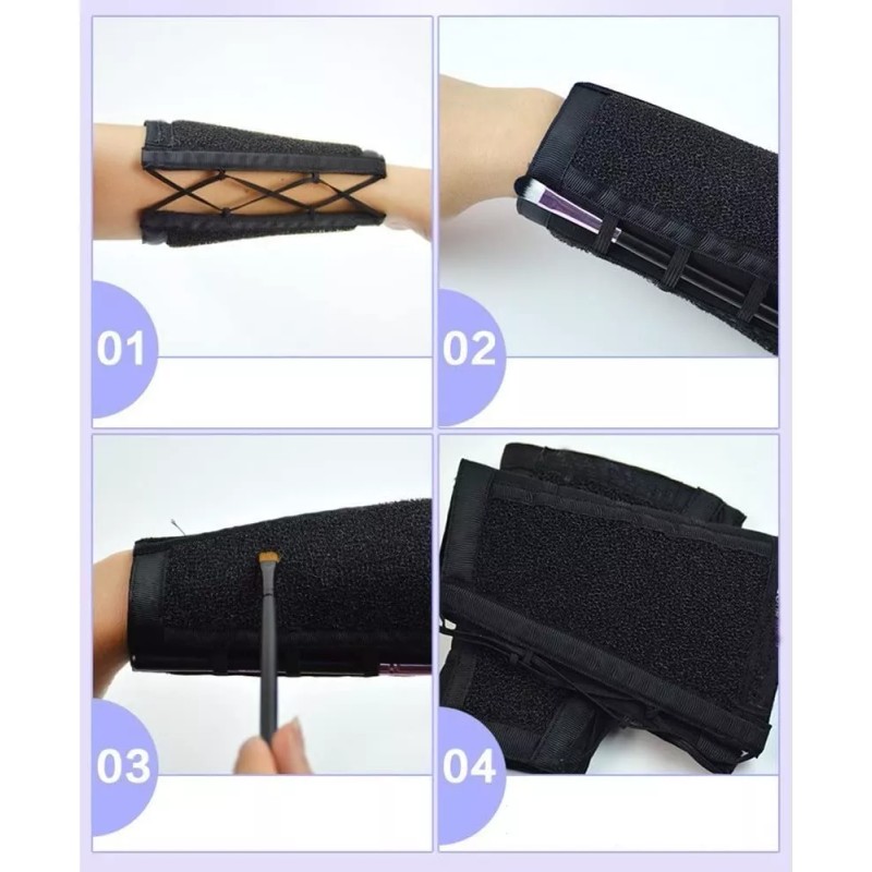 Pop Stars Store Manga Limpiador De Brochas Para Brazo Maquillaje