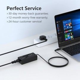 45W Laptop Charger for Dell inspiron 11 13 14 15 17 3000 5000 7000 3505 3502 3585 3593 5370 5567 5570 Vostro 14 15 3558 3568 5468 Latitude 3520 3390 2-in-1 LA45NM140 HA45NM140 Adaptor Power Supply