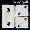Lanuovx 10 Pack 6411 Festoon Bulb 12V 10W Xenon Bulb