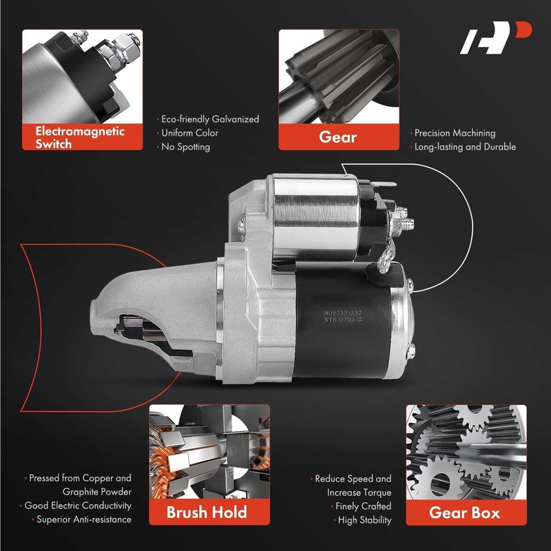 A-Premium Starter Motor Compatible with Scion FRS 2013-2016 & Subaru