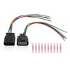 FUELHOOD Male and Female Headlights Connector Harness Plug Wire for