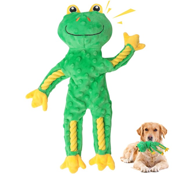 Everpwr Squeaky Dog Toys Plush Toys, Tug of War Dog
