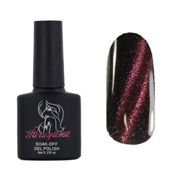 Haruyama Purple cat Eye Gel Nail Polish MA001 high Pigment no chip soak Off