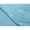 Green Bear Luxurious Bamboo Baby Cuddle Hooded Bath Towel -