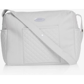 BABIDU Unisex Bolso Maternidad Acolchado, Ideal para Hospital Y Carro de Bebé, Diseño Práctico Y Elegante, Bolsa Maternal Bag for Mums, Grey, gray