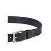 camel active Men's Basic Leather Belt, black