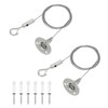 sourcing map 150 x 1.5mm Adjustable Hanging Wires Kit, Heavy