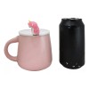 Ebros Gift Pastel Pink Whimsical Unicorn Rainbow Shooting Star Mug