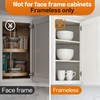 HBL' 2 Pack 45° Corner Cabinet Hinges, 45 Degree Angled