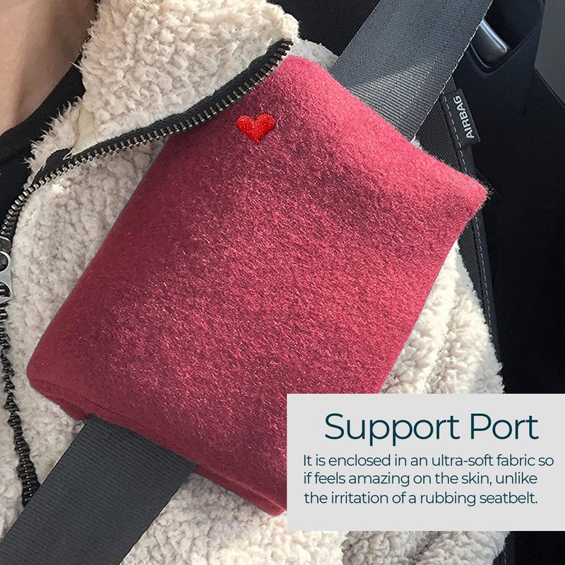 The Breast & Chest Buddy Port Support - Seatbelt Pads