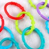 YeahiBaby 24pcs Baby Teether Ring Link Rings Toys Infant Links