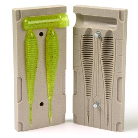 Soft Plastiс Mold Lure Making Injection Molds Fishing Lures Two Cavity Spunk Shad 4.5''