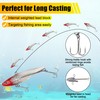 Soft Fishing Lures Swimbait Jig Heads Paddle Tail Swim Bait