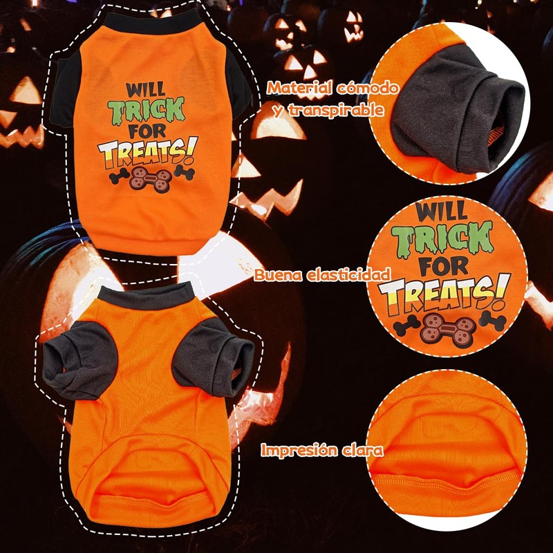 OLEQE 6 Piezas de Disfraz de Perro de Halloween Divertida