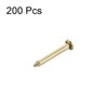 sourcing map Small Tiny Hardware Nails Iron 1.2X10mm(DxL) for DIY
