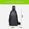 NIERBO Mochila Antirrobo, Bolso Cruzada Clásico Impermeable, Mochila Cruzada con