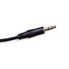 Cablelera 3.5mm Stereo M/1', 28AWG Audio Cable, Black (ZCUUFEMM-01)