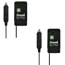 2 Pack QUANSHENG UV-K5 Radio Battery Eliminator 12V Car Charger Cable for UV-5R Plus Ham Radio Long Range UV-K6 Walkie Talkie Accessories