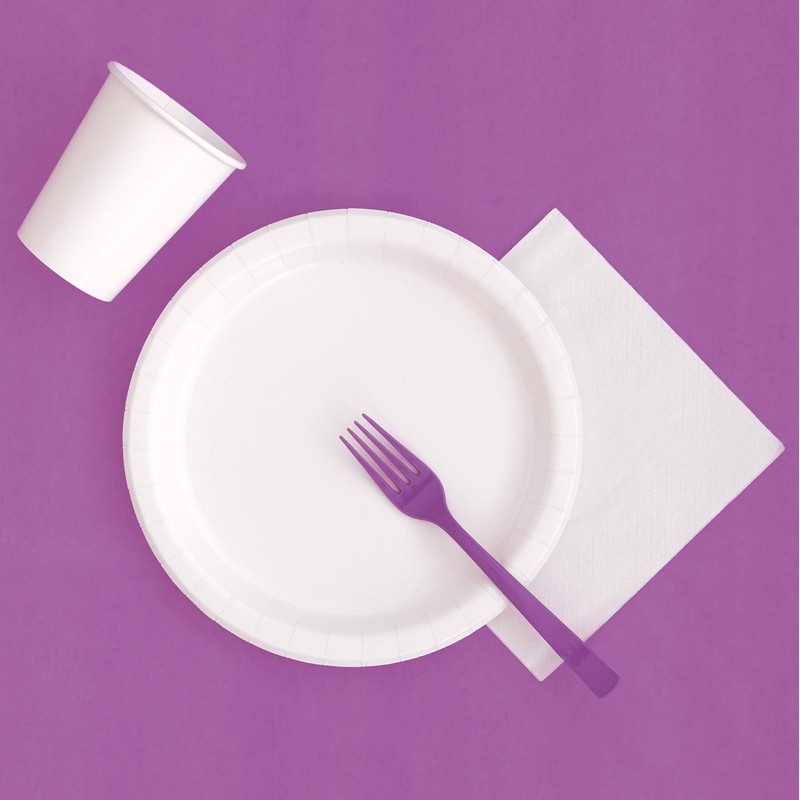 Unique 82150 Paper Cups-266 ml-White Colour-14 Count (Pack of 1),