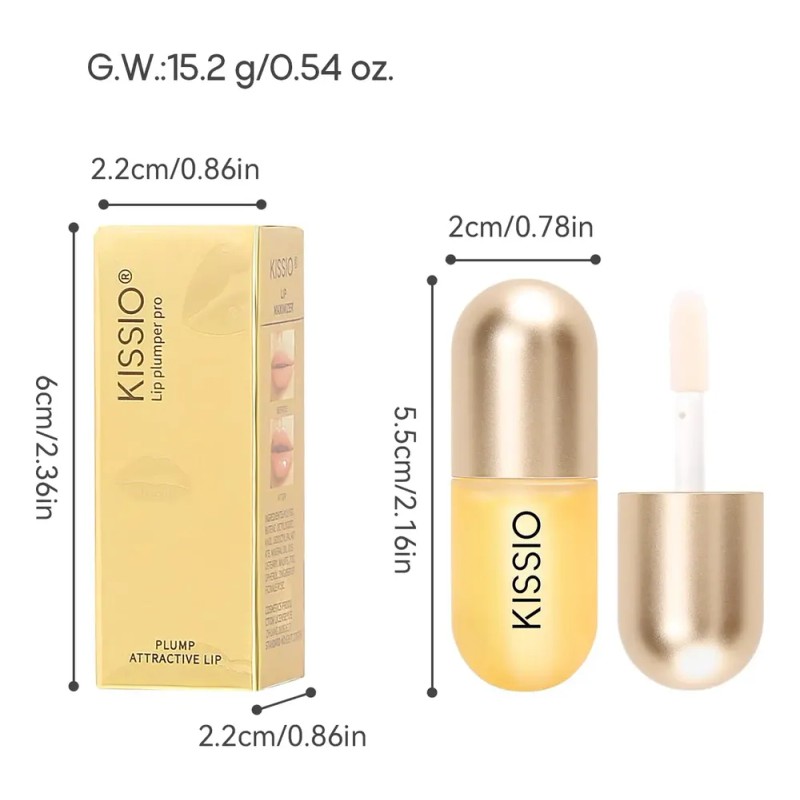 Sérum Potenciador De Labios Lip Plumper Kissio, 5,5 Ml (05