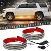 XRIDONSEN 2PCS 60 inch Emergency Truck Strobe Lights Strip 720