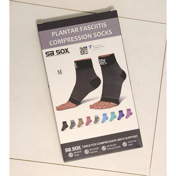 SB Sox TWO PACK Plantar Fasciitis Compression Socks - Plantar