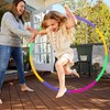 8 pezzi, hula hoop, pneumatici pieghevoli in plastica, per ginnastica,
