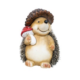 HEITMANN DECO Hedgehog with Hat, 1090584, Approx. 14 x 14 x 18 cm