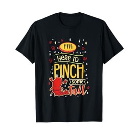Mardi Gras Creyfish Pinch Some Tail Design T-Shirt