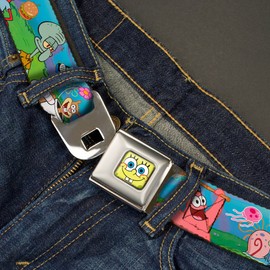 Buckle-Down Seatbelt Belt SpongeBob SquarePants Regular