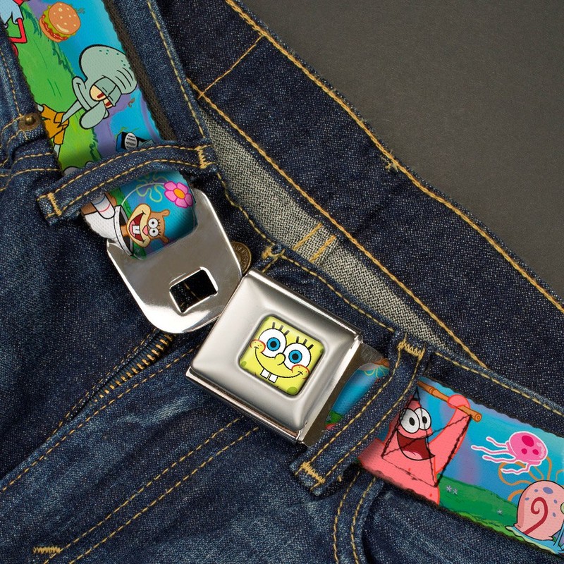 Buckle-Down Seatbelt Belt SpongeBob SquarePants Regular