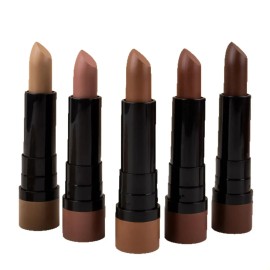 Set De Pintalabios Mate Nude De 5 Colores, Duradero Y 7564
